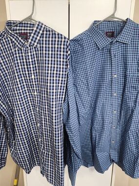 Men's Untuck8t Shirts Checked Button-Up Shirts